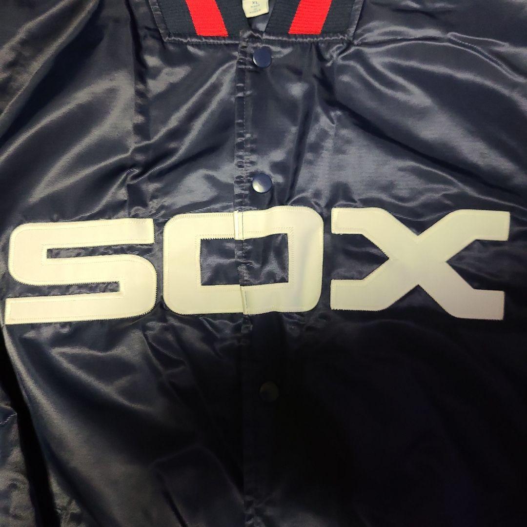 Majestic　シカゴホワイトソックス　クーパーズタウン　古着スタジャン　XL