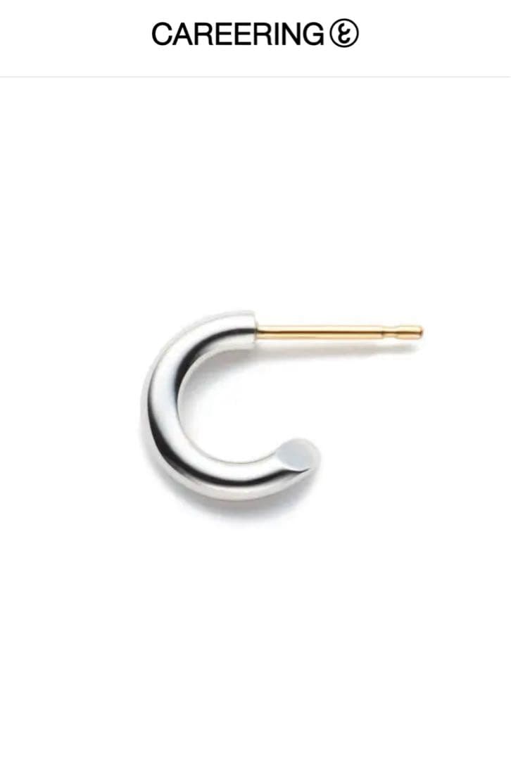 CAREERING片耳用/藤原ヒロシ コラボ silver925/18K素材使用