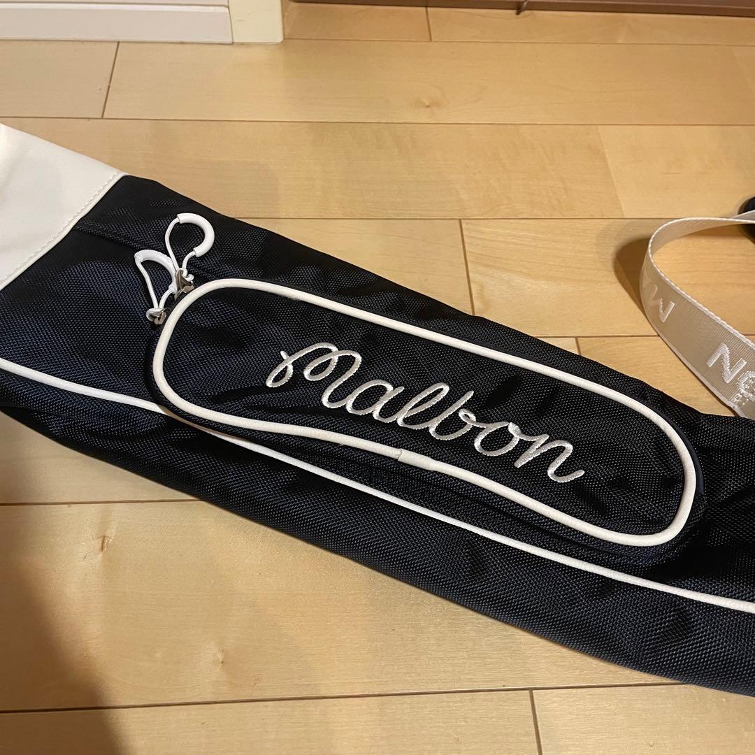 malbon マルポンゴルフ ゴルフバッグ ハーフキャディバッグ クラブケース紺