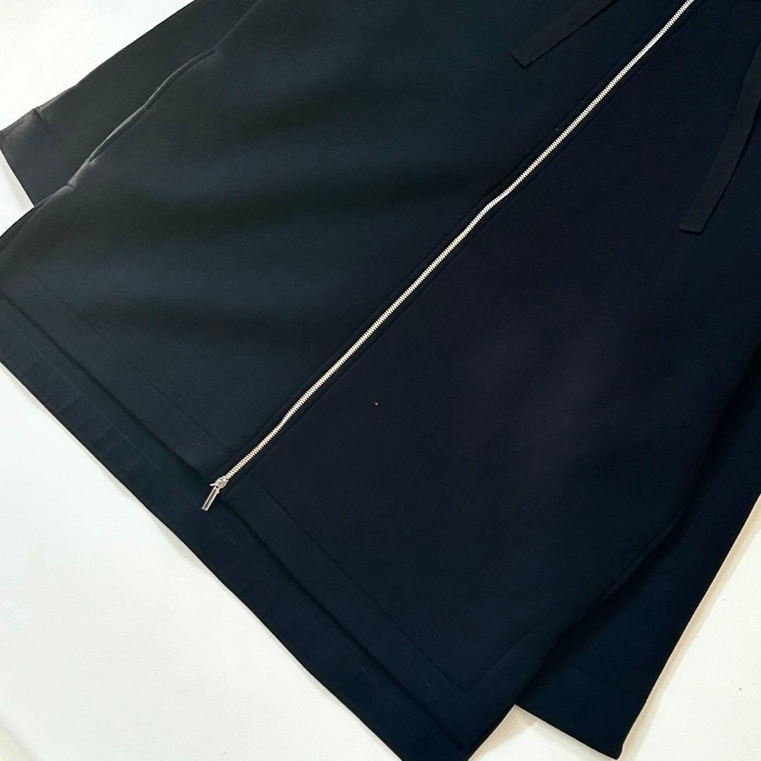 美品✨エスマックスマーラ キューブ ジップアップパーカー ネイビー ロゴ