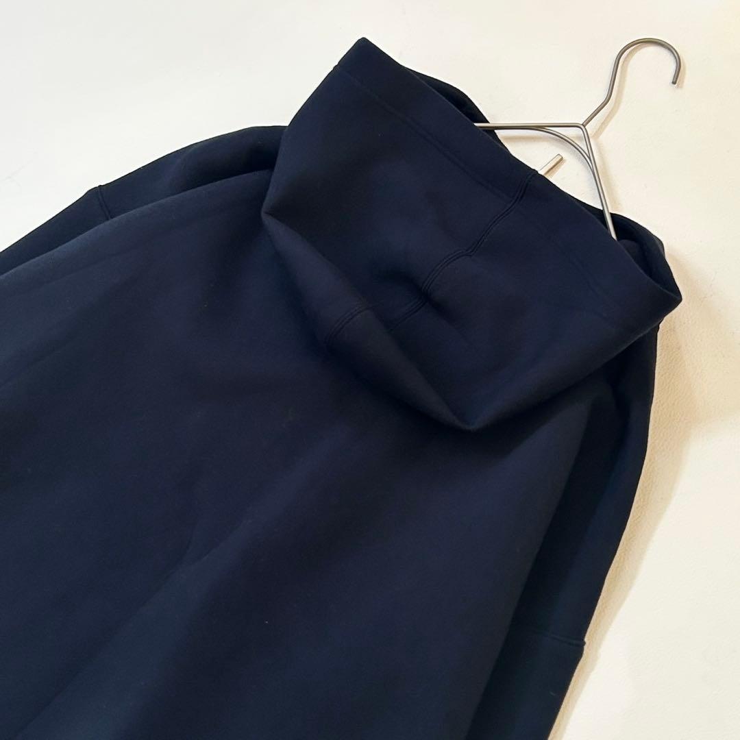 美品✨エスマックスマーラ キューブ ジップアップパーカー ネイビー ロゴ