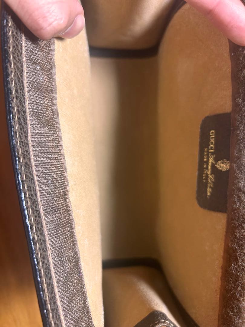 オールドグッチシェリーラインGG セカンドバッグ クラッチバッグ