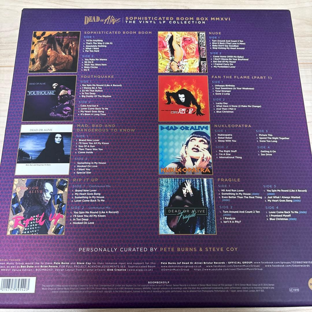 洋楽 Dead Or Alive Sophisticated BoomBox 10LP