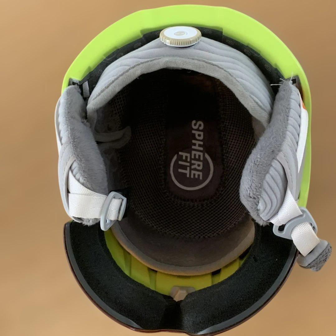 HEAD スキー ヘルメット グレー/ライム