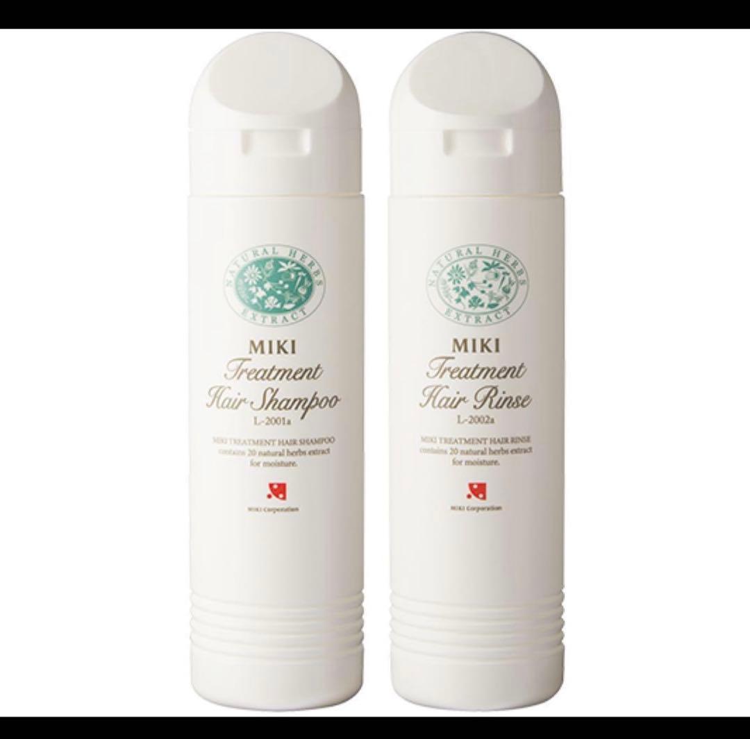 不用品　ミキ ヘア トリートメント シャンプー リンス セット ミキプルーン