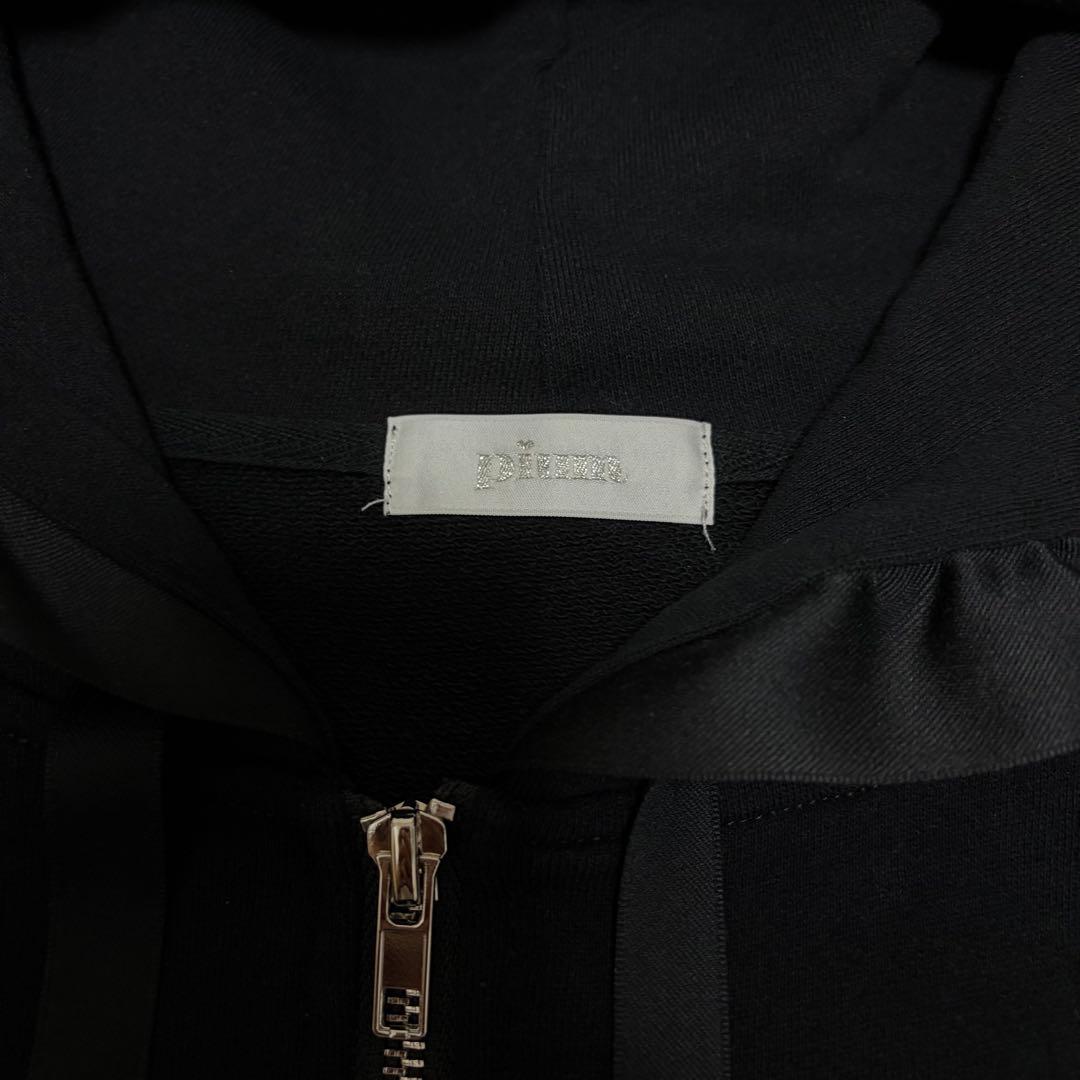 pium×Mezzo Piano ベリエちゃん パーカー ブラック