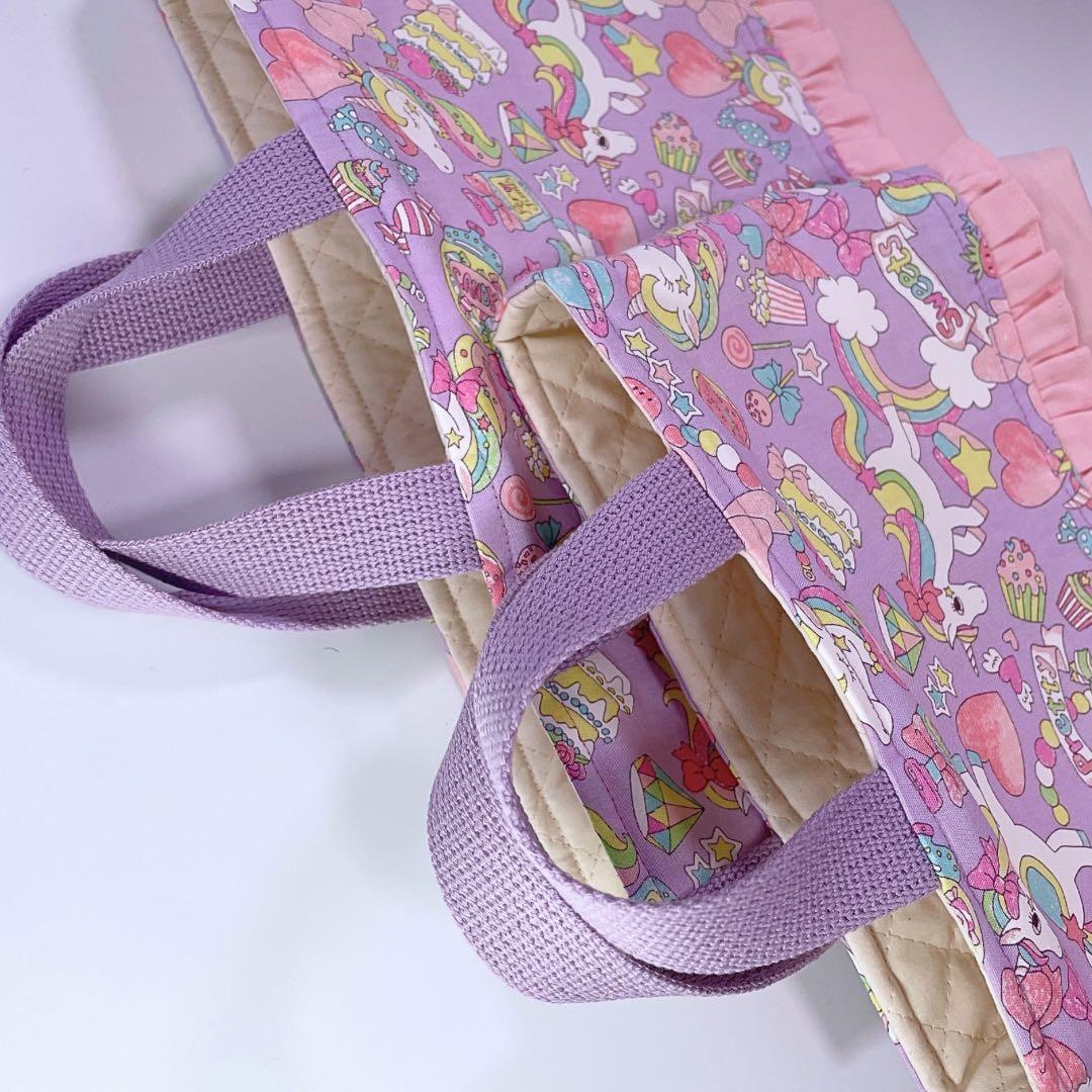 ようこ【図書バッグ/道具袋/体操着袋】入園入学グッズハンドメイドオーダー