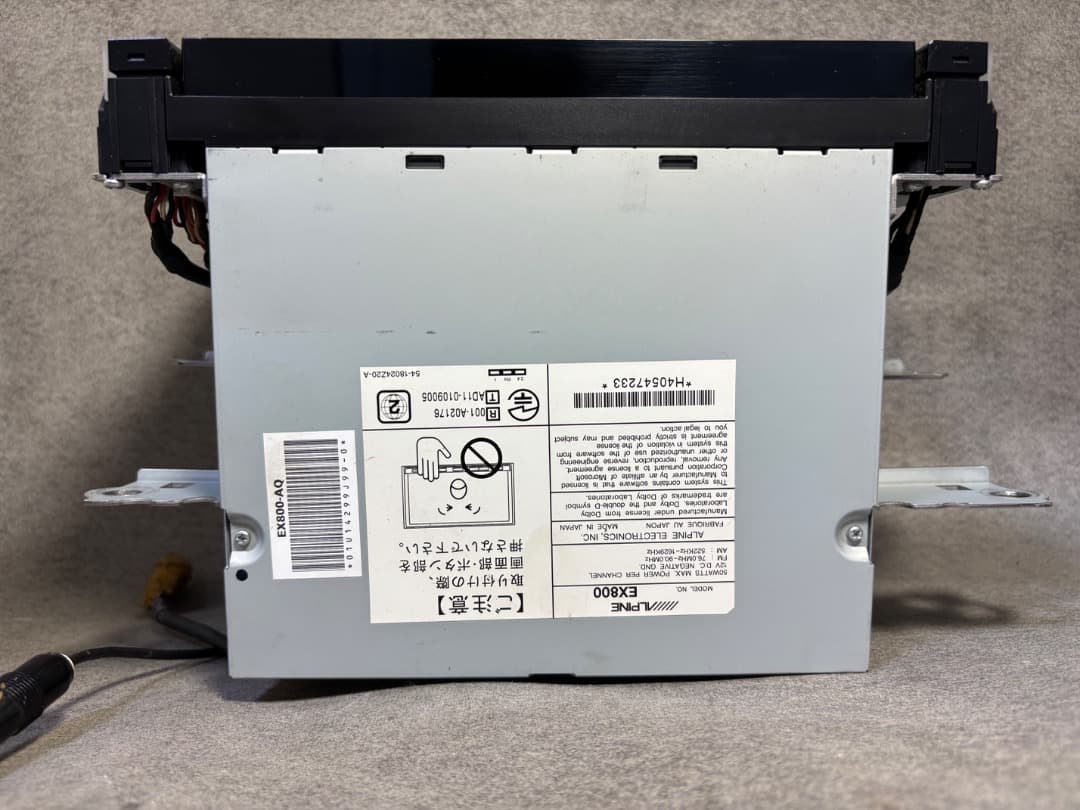 アルパイン EX800 地図データ 2014 9インチ