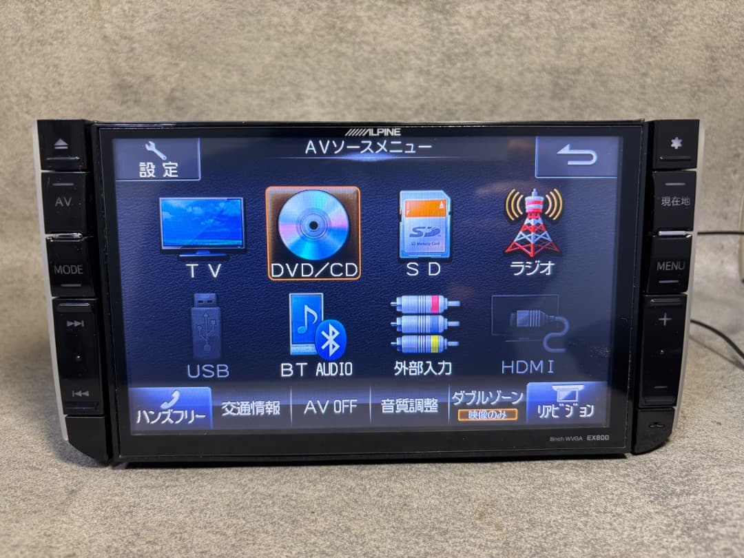 アルパイン EX800 地図データ 2014 9インチ