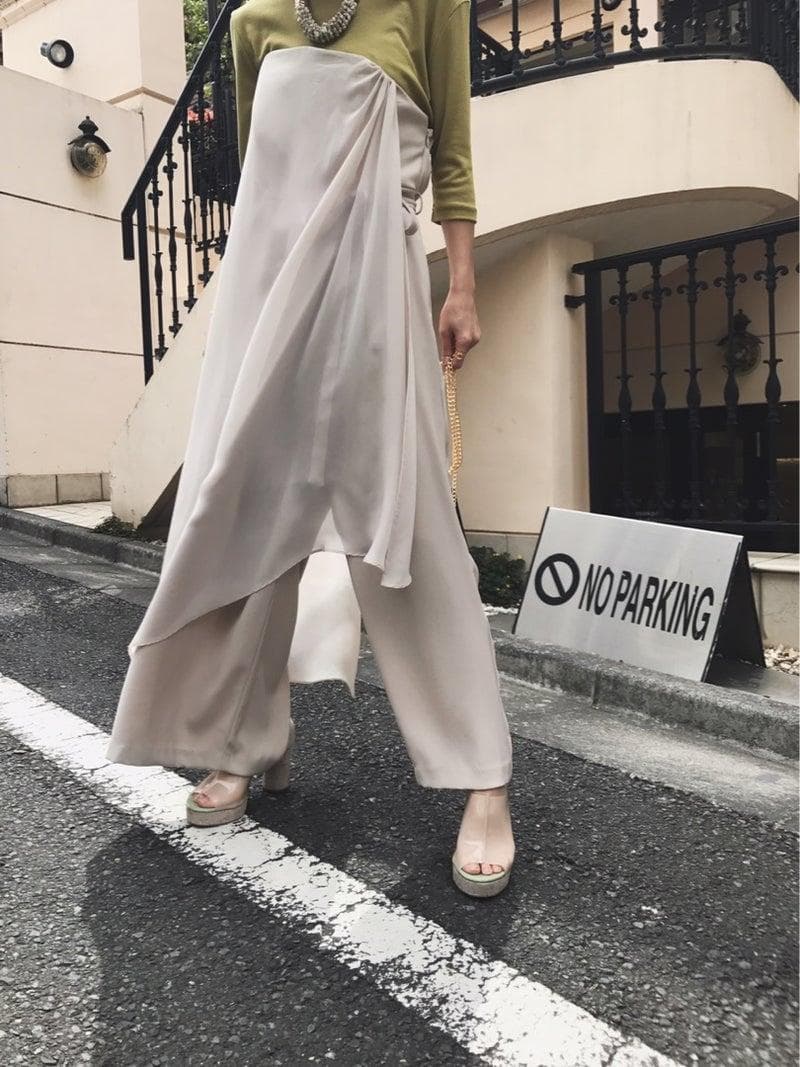 新品 Ameri OVER HIGH WAIST LIKE PANTS