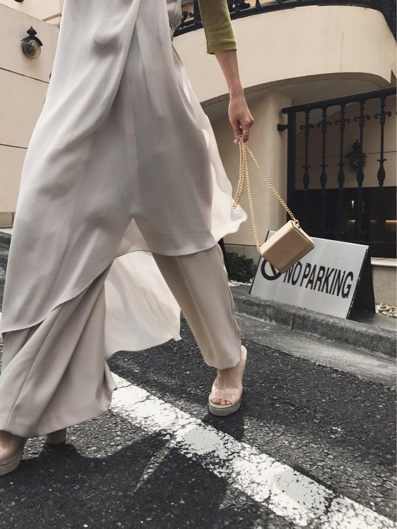 新品 Ameri OVER HIGH WAIST LIKE PANTS