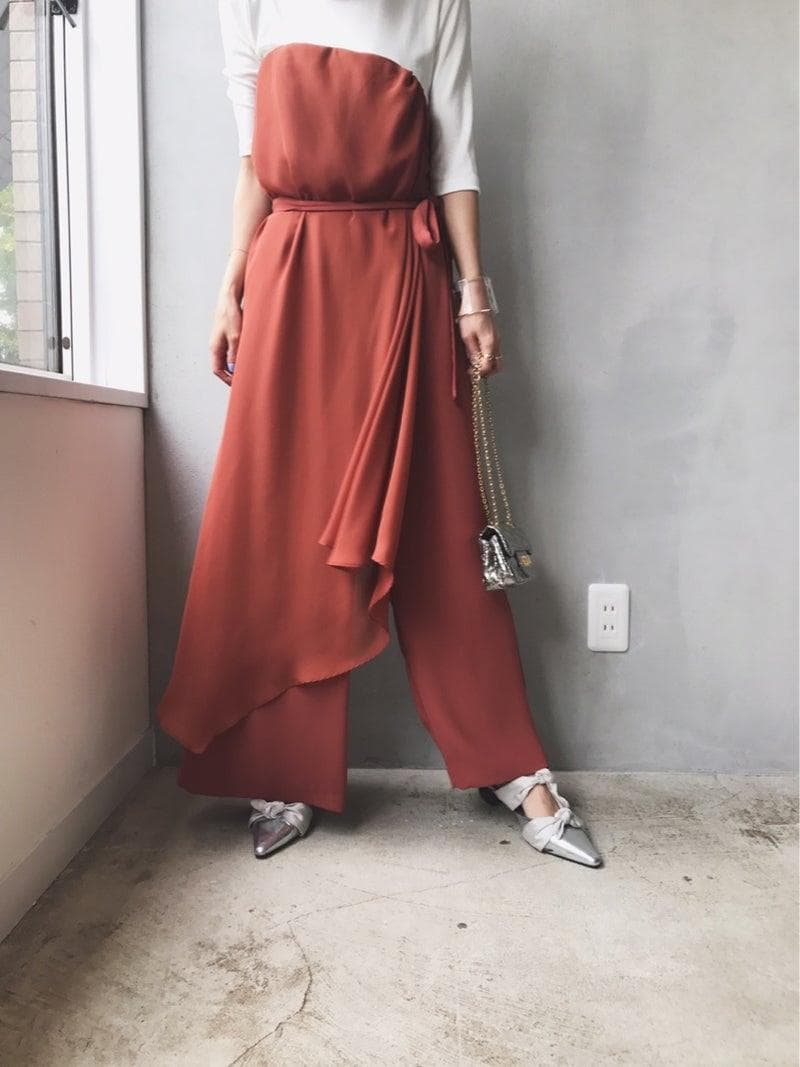 新品 Ameri OVER HIGH WAIST LIKE PANTS