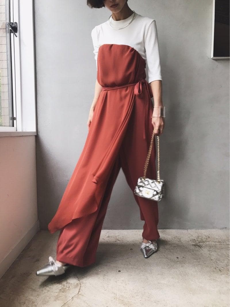 新品 Ameri OVER HIGH WAIST LIKE PANTS