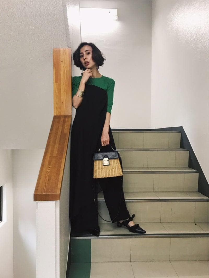 新品 Ameri OVER HIGH WAIST LIKE PANTS