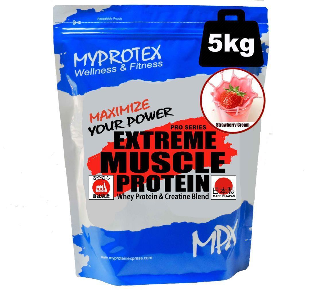 国産プロテイン 5kg マイプロテック プロテイン いちご味R 送料無料