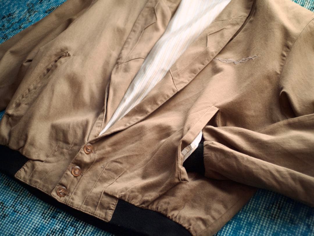 ジャケット・アウター 80s ITALY cropped design cotton jacket