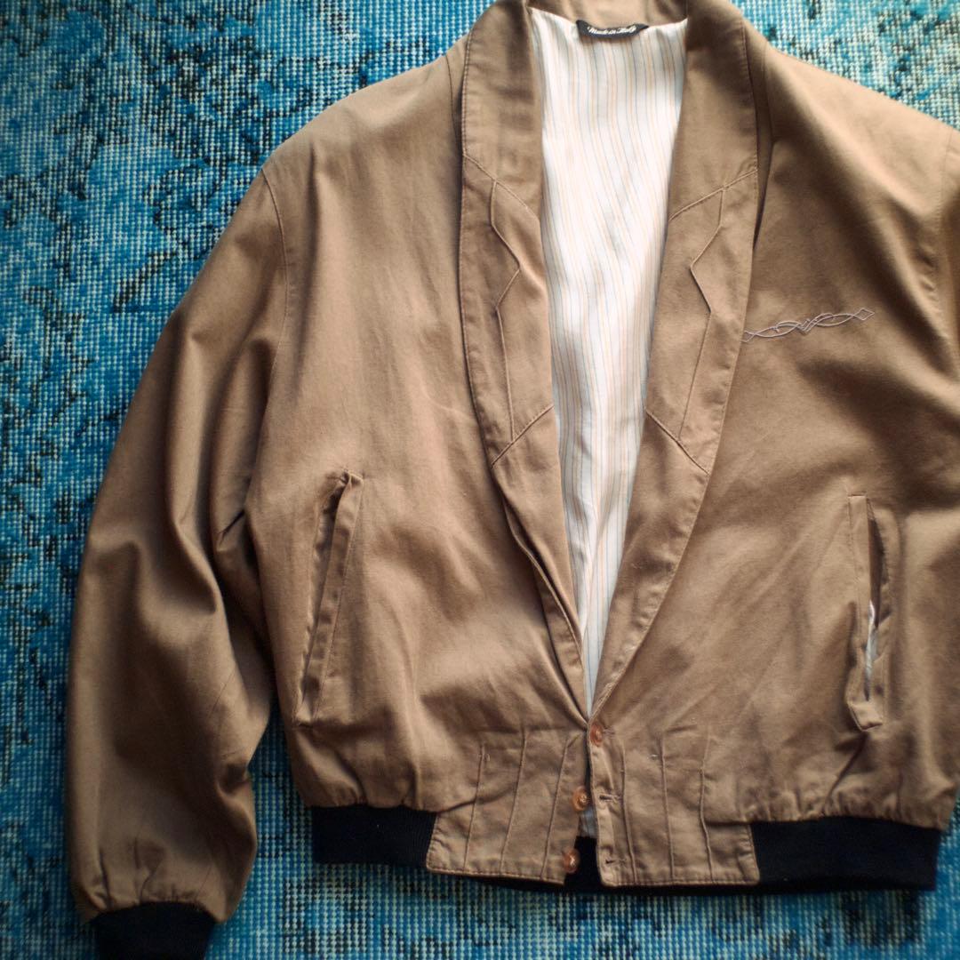 ジャケット・アウター 80s ITALY cropped design cotton jacket