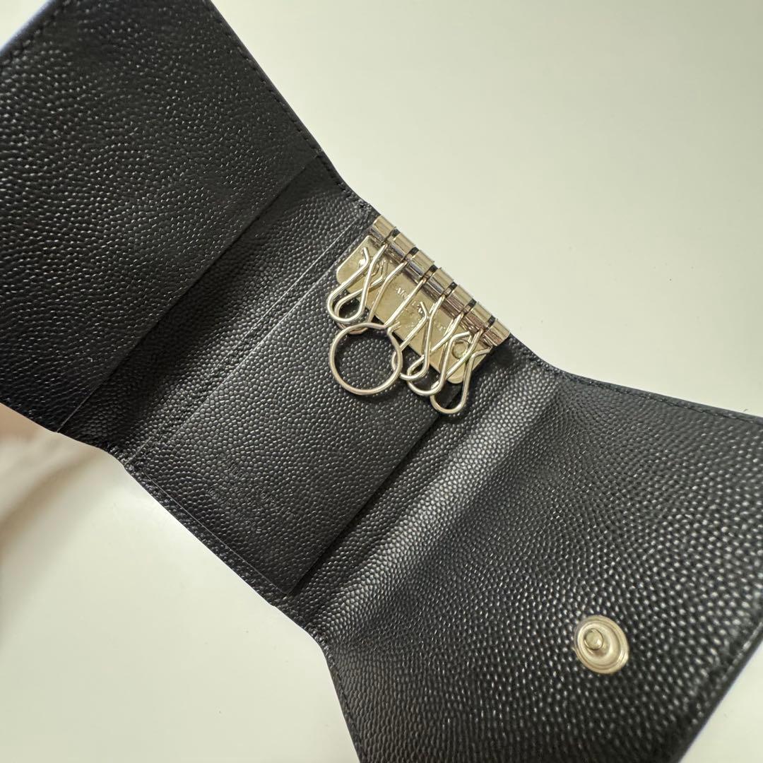 SAINT LAURENT キーケース　ブラック　レザー