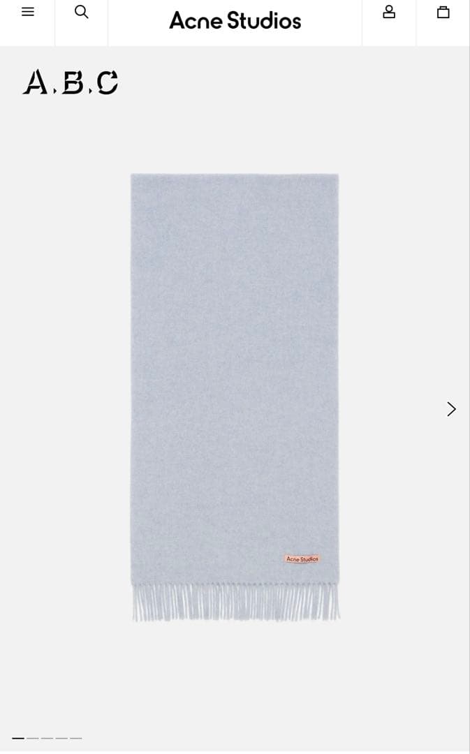 n*y様 Acne Studios マフラー