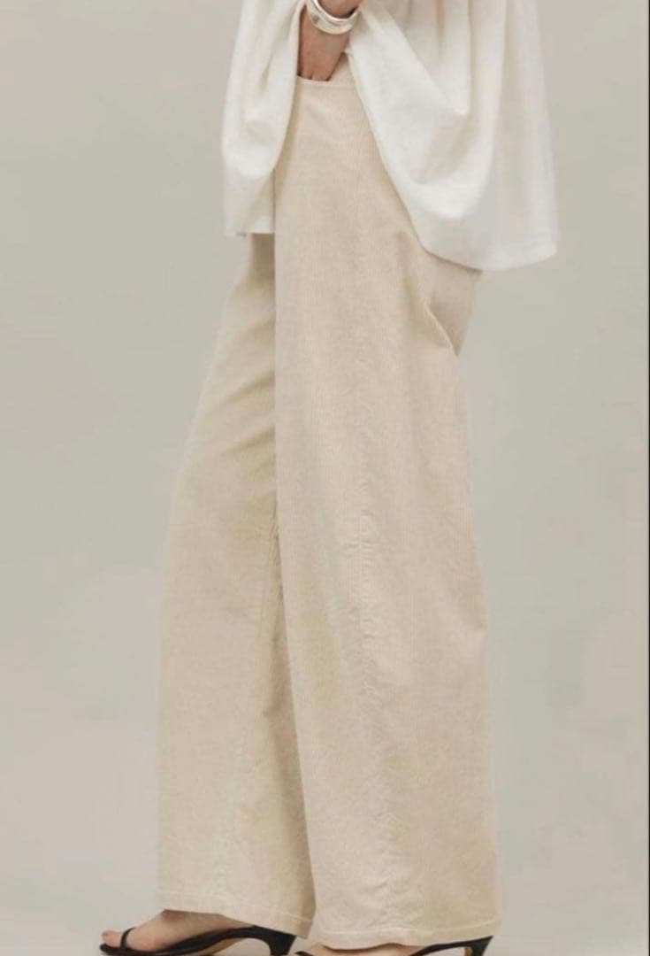 24AW Curensology ＜&RC＞コーデュロイカーヴィーパンツ S