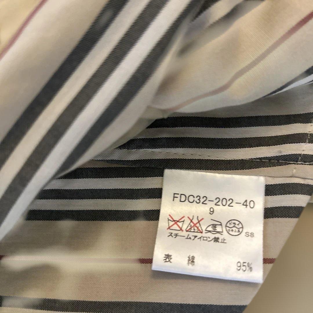 Burberry ベージュ トレンチコート ストライプ袖