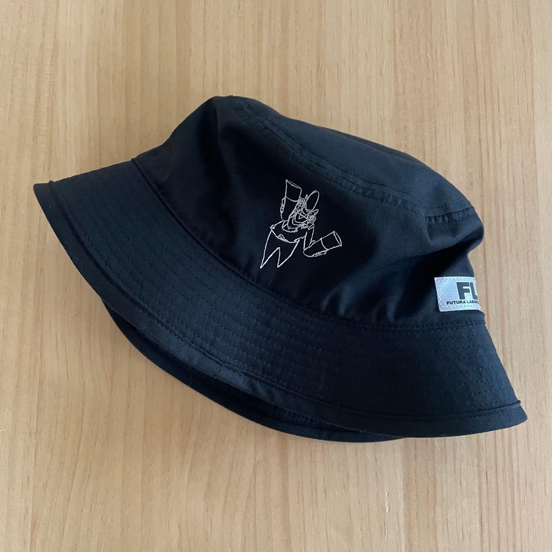 [美品]NEIGHBORHOOD FUTURA BACKET HAT 黒ブラック