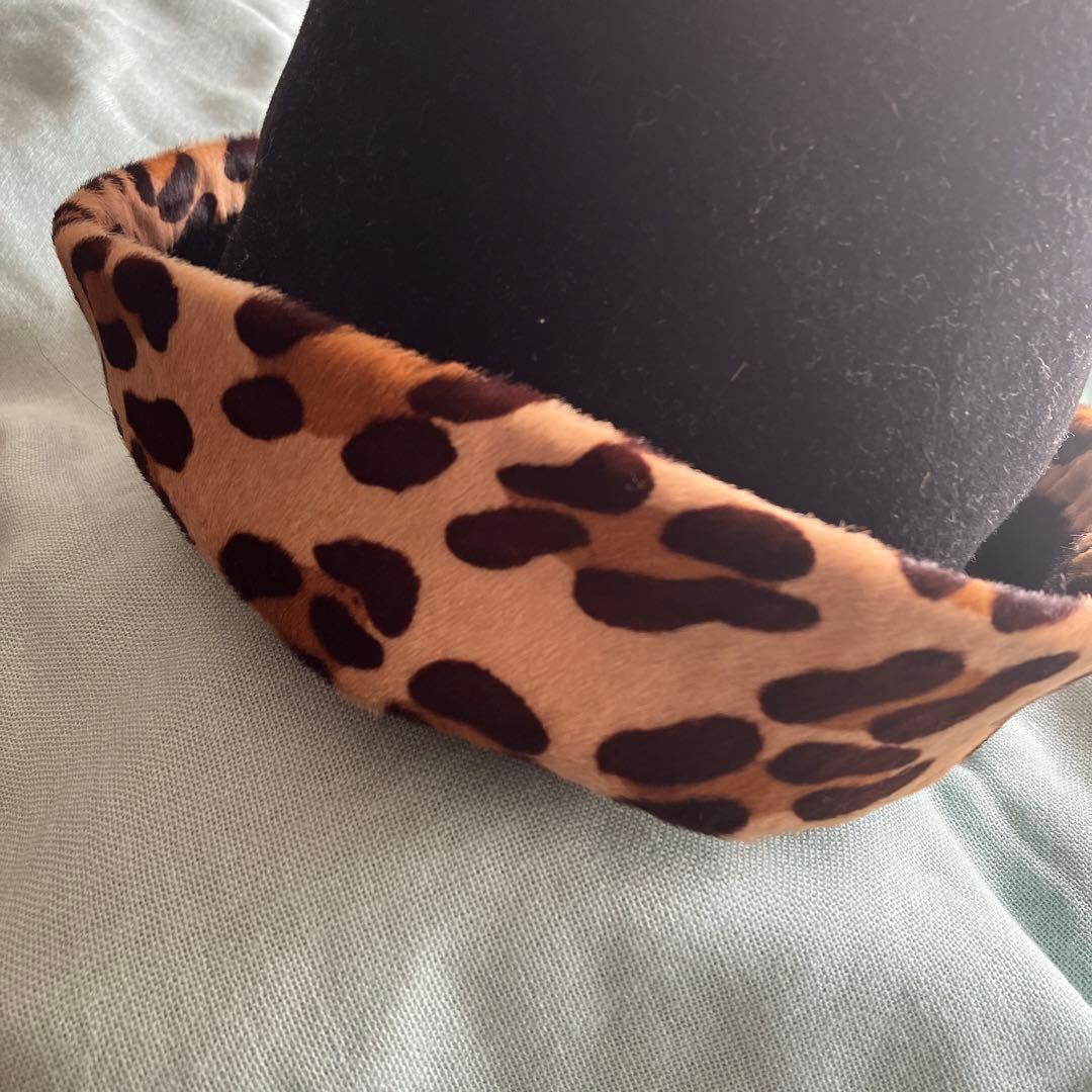 Lenore Marshall レディース帽子　レオパード柄