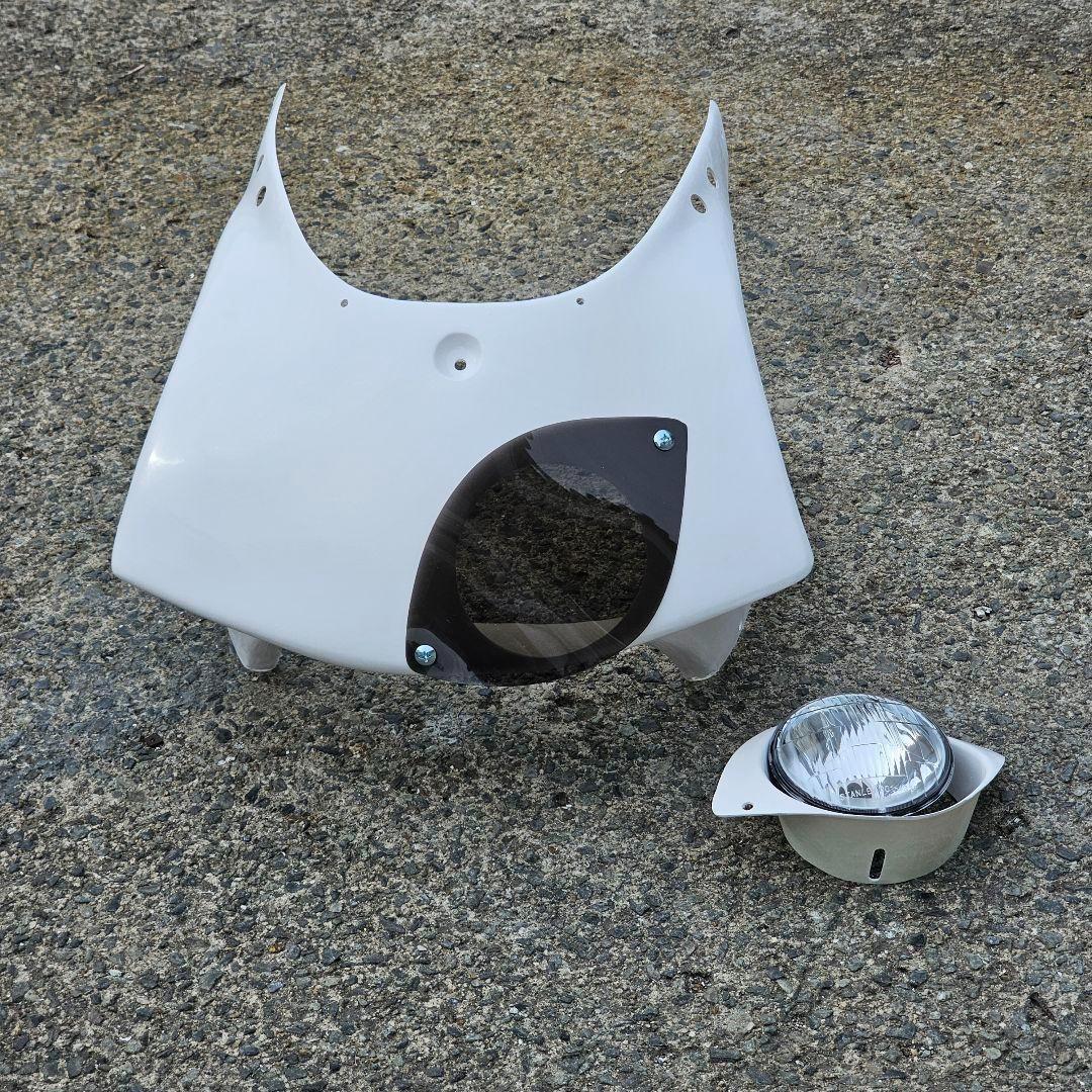 FRP製 TZR50 3TU 耐久タイプアッパー スモーク　ライト付