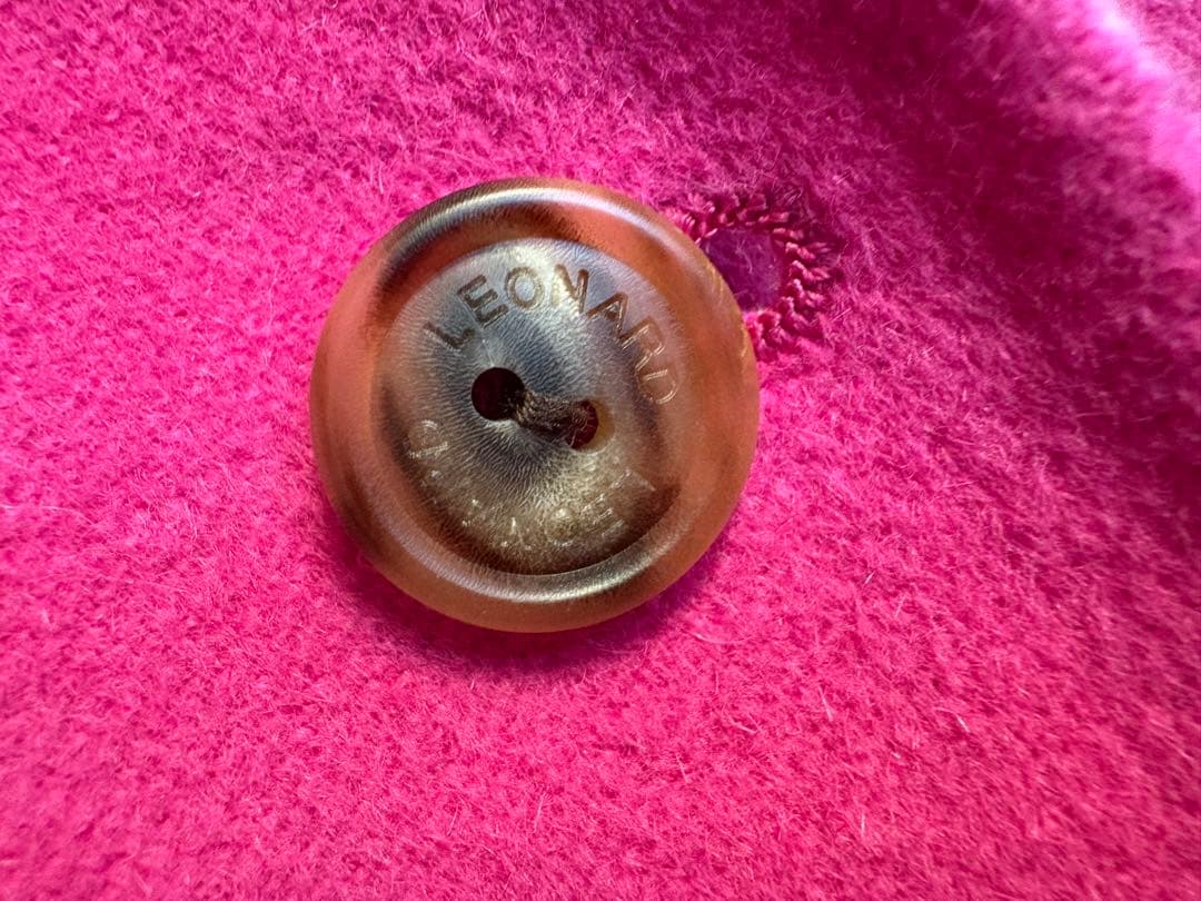 レオナール　アンゴラ&ウールコート　L〜LL