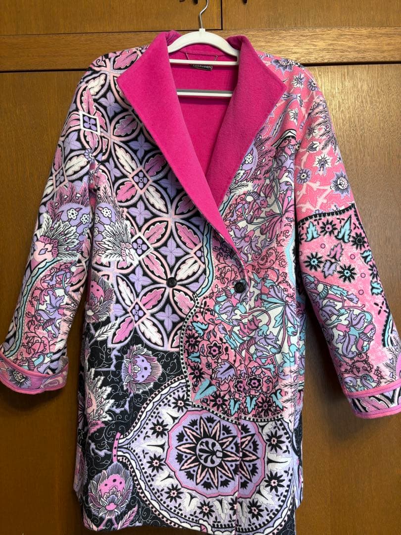 レオナール　アンゴラ&ウールコート　L〜LL