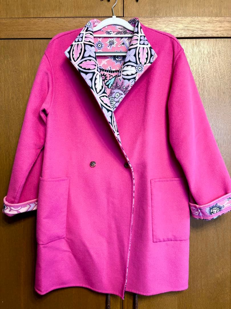 レオナール　アンゴラ&ウールコート　L〜LL