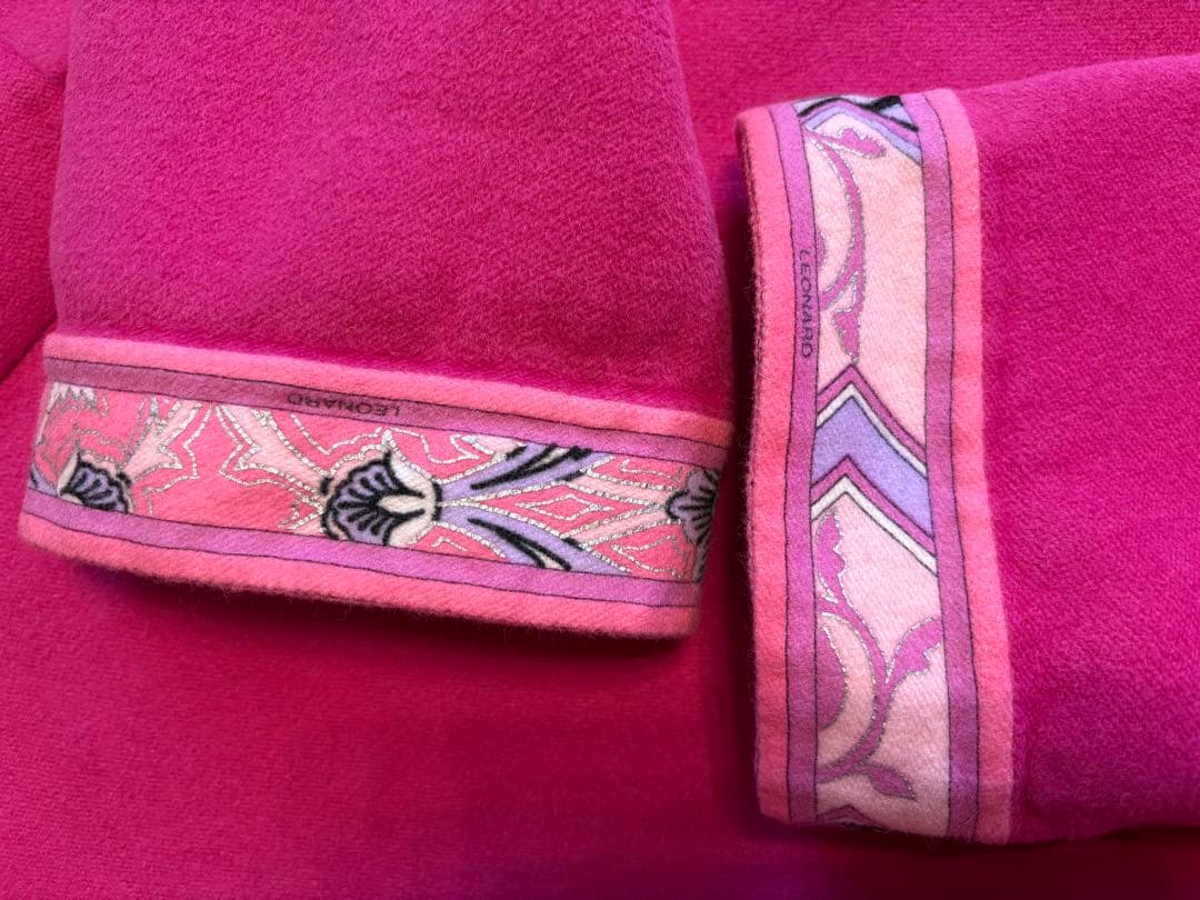 レオナール　アンゴラ&ウールコート　L〜LL