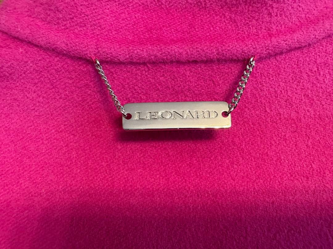 レオナール　アンゴラ&ウールコート　L〜LL