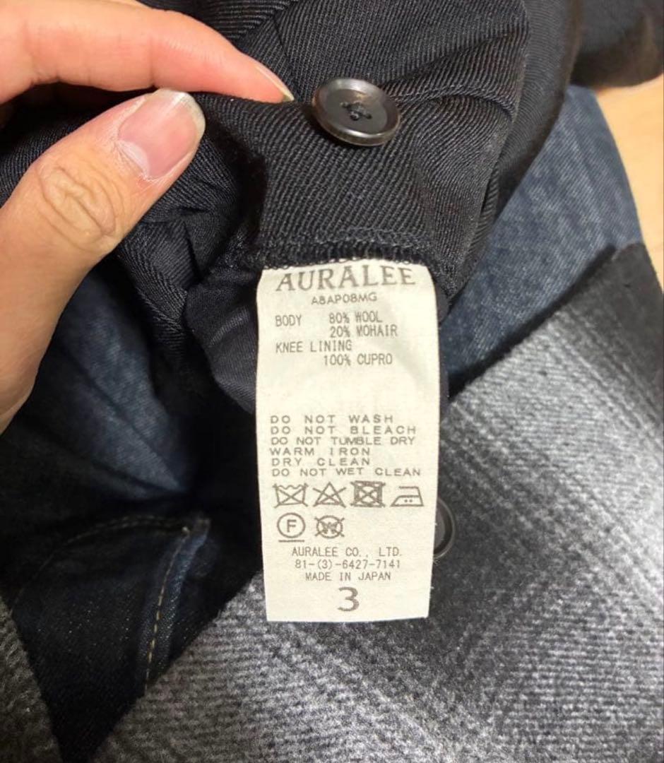 AUTRALEE 黒スラックス 2タック