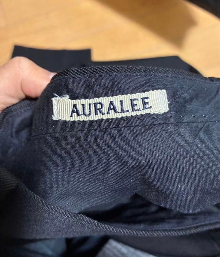 AUTRALEE 黒スラックス 2タック