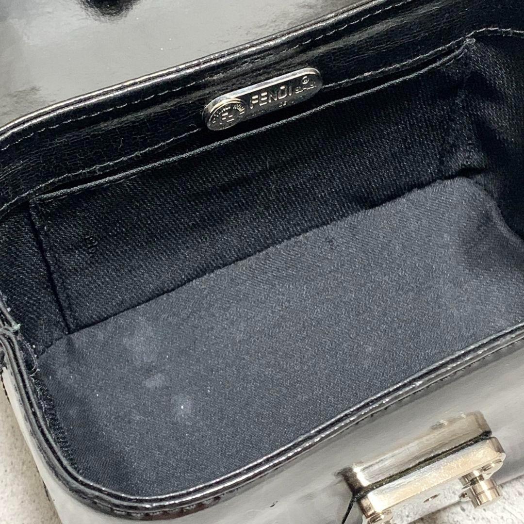 希少 フェンディ FENDI バニティバッグ レザー 2way ハンドバッグ