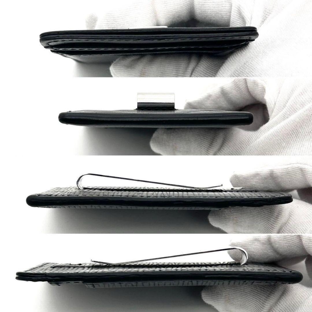 ルイヴィトン　エピ ポルトカルトパンス　ブラック　カードケース　マネークリップ