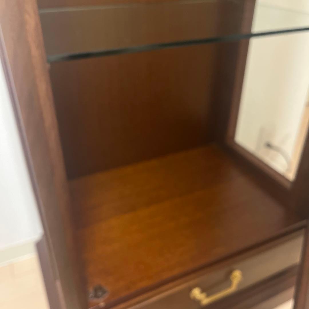 マルニ　地中海シリーズ　キュリオケース　リビング収納　マルニ木工　ショーケース