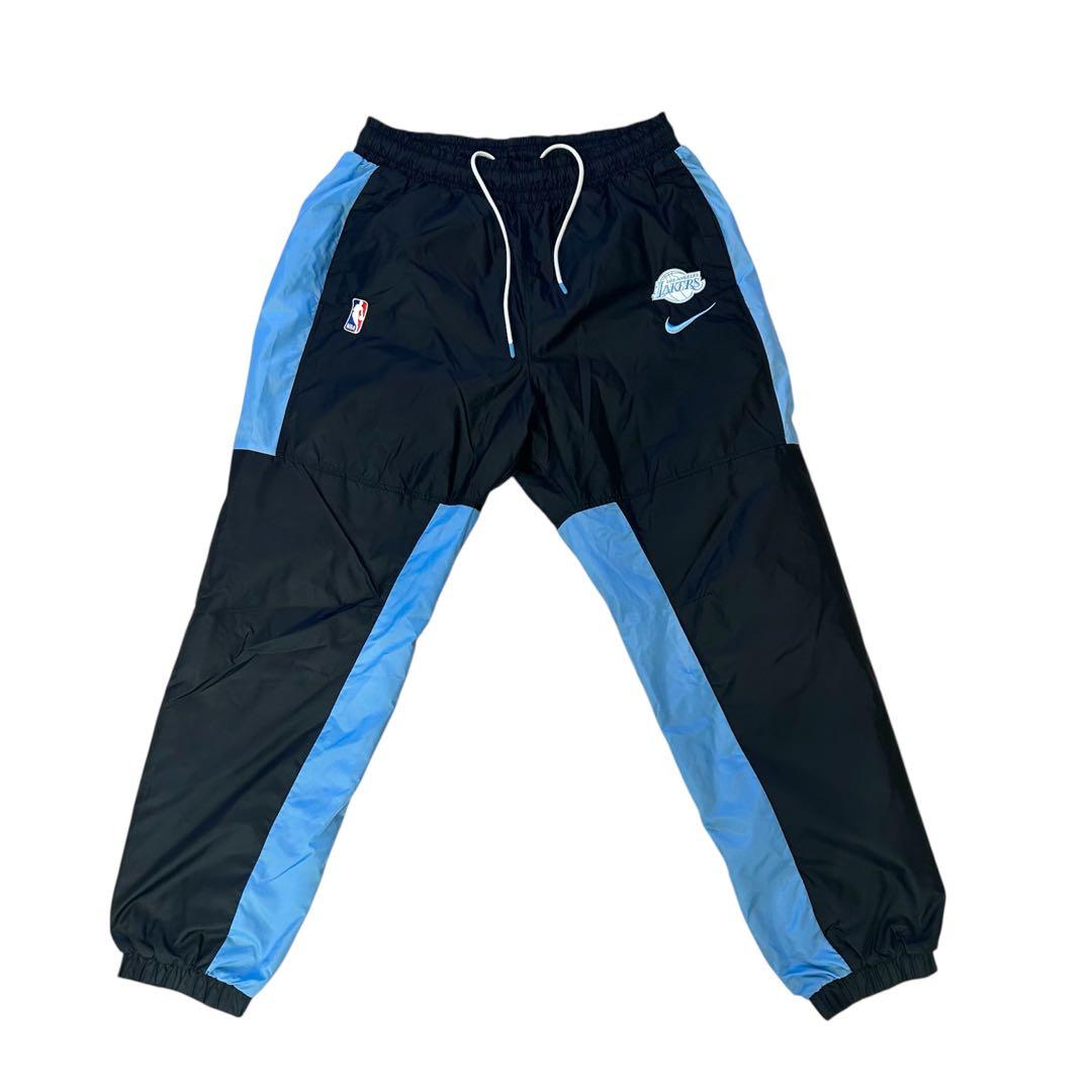 希少XL NIKE NBA レイカーズ ナイロンパンツ 刺繍ロゴ トラックパンツ