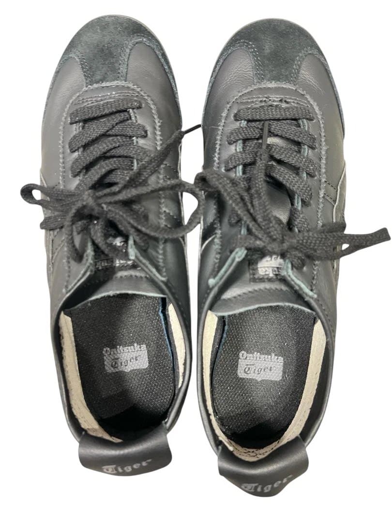 極美品☆オニツカタイガー Mexico 66 ブラック　25cm ユニセックス☆