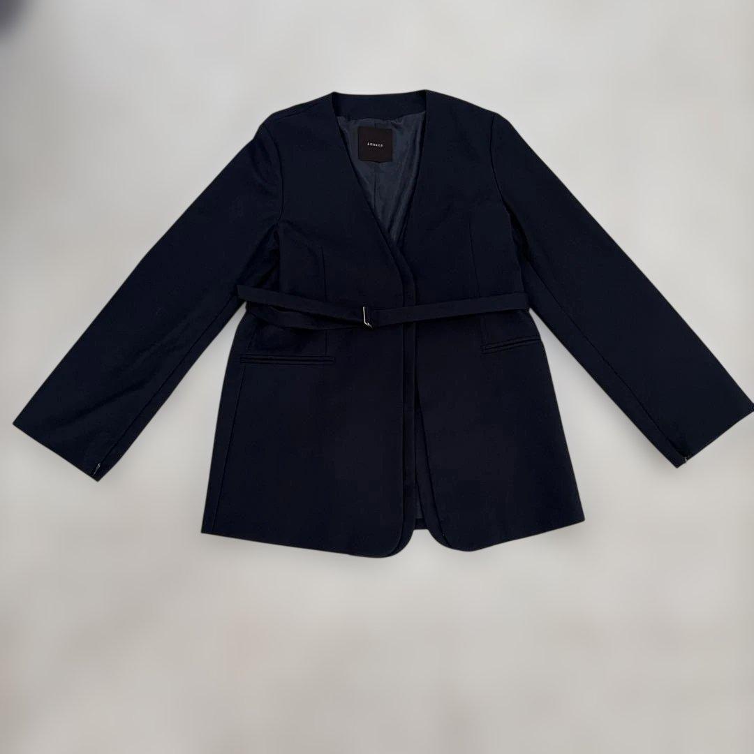 ánuans スリットスリーブジャケット ネイビー