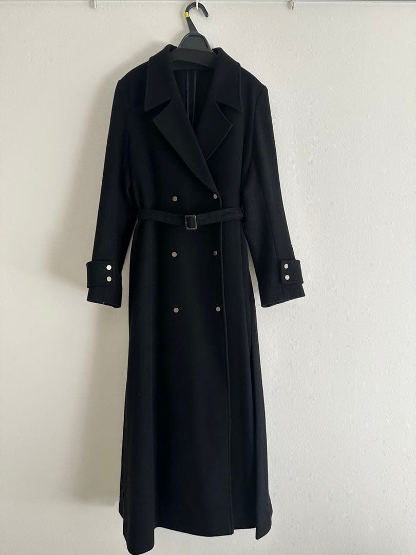 ジャケット・アウター Ameri Vintage BELT FLARE LONG COAT