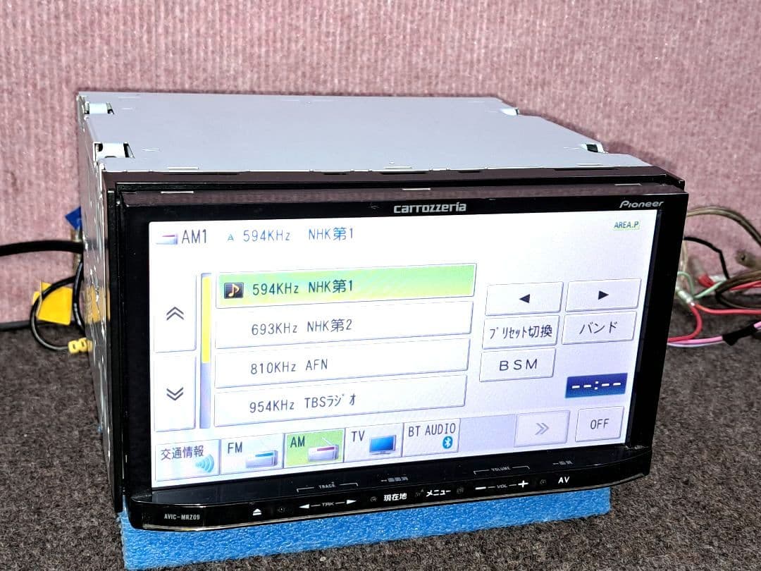 タッチ新品 2016年地図◆カロッツェリア MRZ09 BT・地デジ◆動作良好