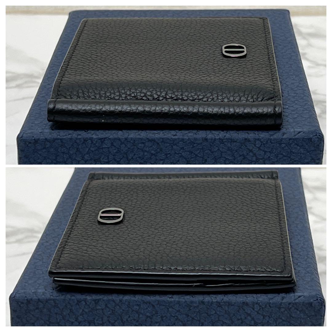 ディオール マネークリップ付き ウォレット 現行品 ブラックDior 保存袋付き