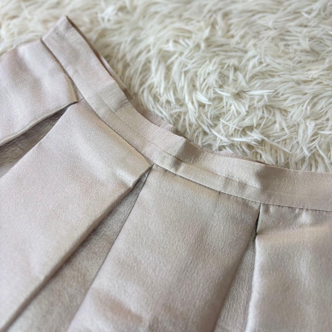 PRADA シルク混　ミニ　フレアスカート　38