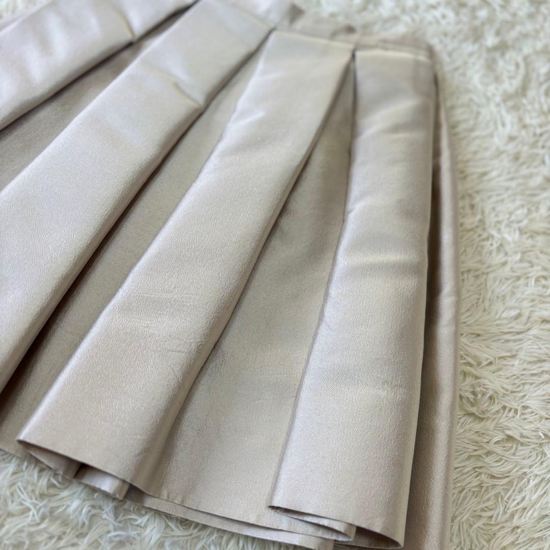 PRADA シルク混　ミニ　フレアスカート　38