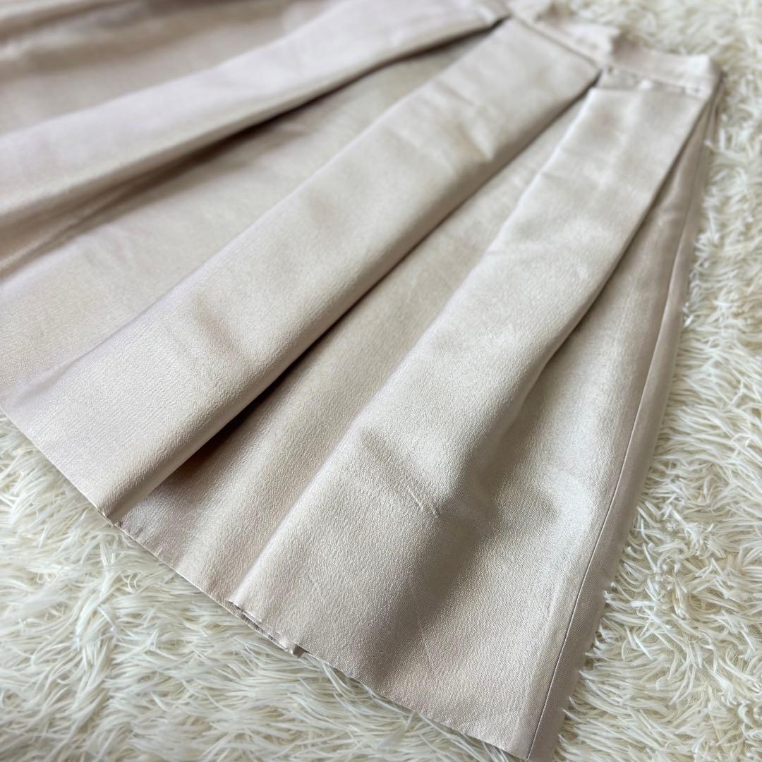 PRADA シルク混　ミニ　フレアスカート　38