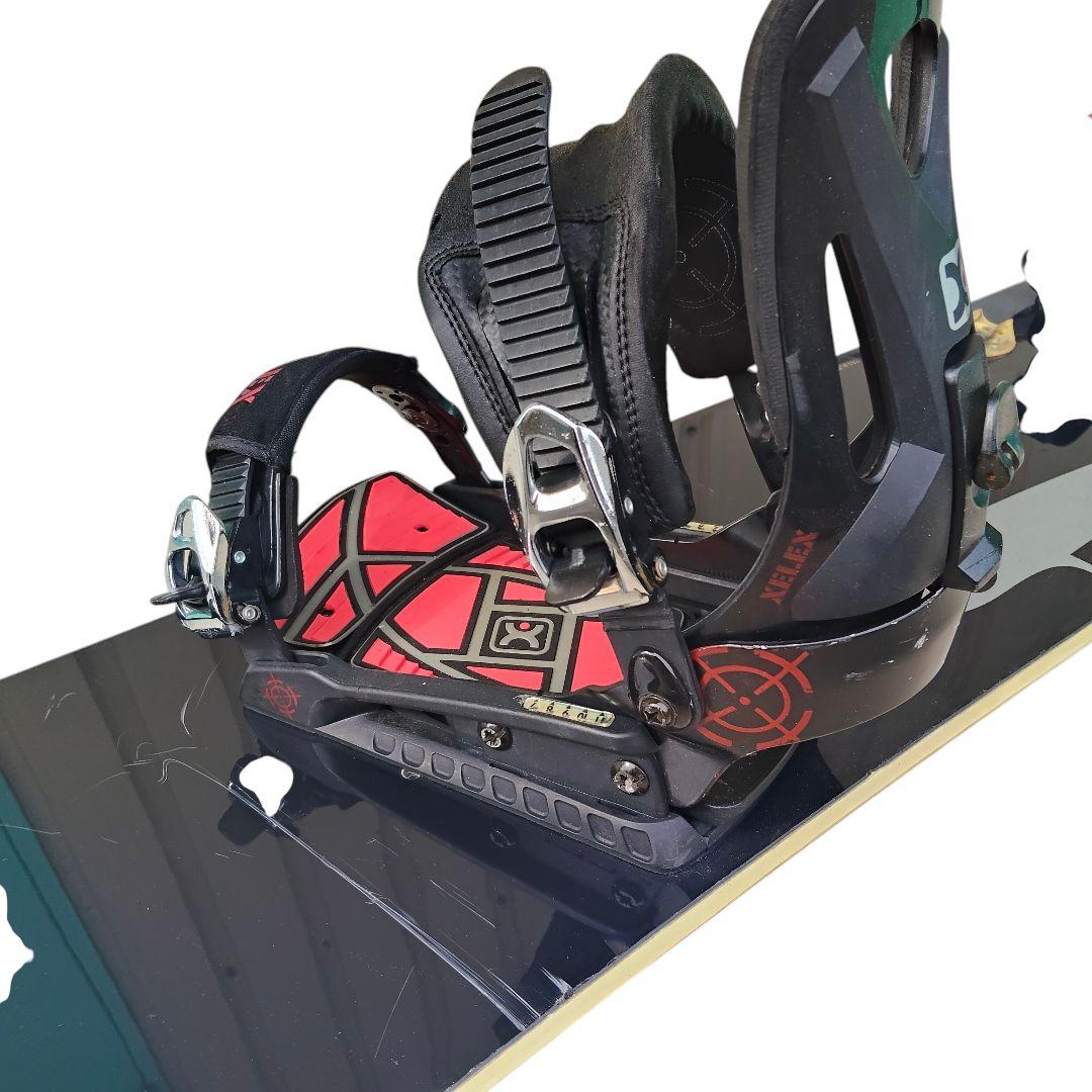 FLOW 152cm スノーボード 板 ビンディング付 Mサイズ オールラウンド