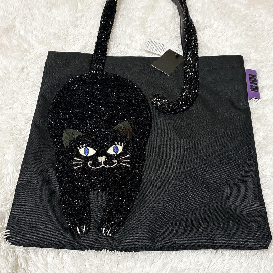 【新品】ANNA SUI アナスイ トートバッグ 猫 モチーフ ブラック