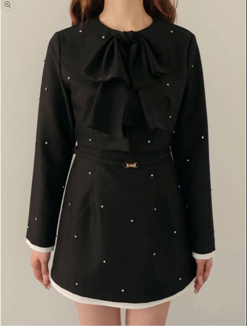 エムミーエメ　Mmeeme Ribbon bijou mini onepiece